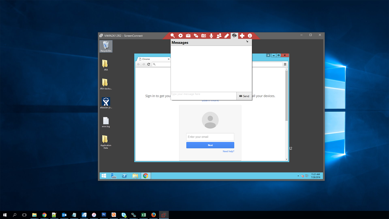 Remote Support Windows